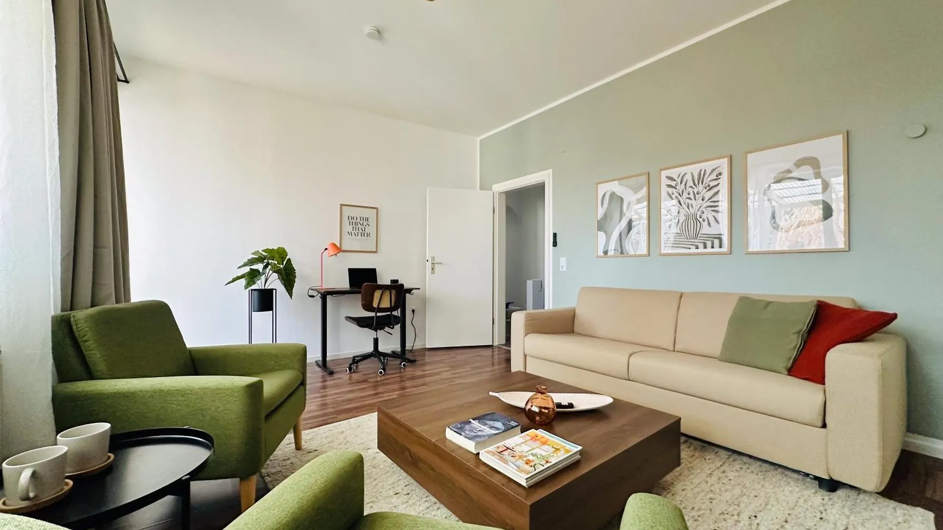 Apartment Daniel - Stilvolle Wohnung Mit Veranda Fuer 4 Personen 스타드버겐